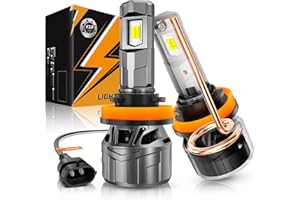 Auxbeam F18 Series H11 LED Headlight Bulbs, 22000LM 600% Brighter Fog Light 100W LED Bulbs, 6500K Cool White H8/H9 LED Bulb K