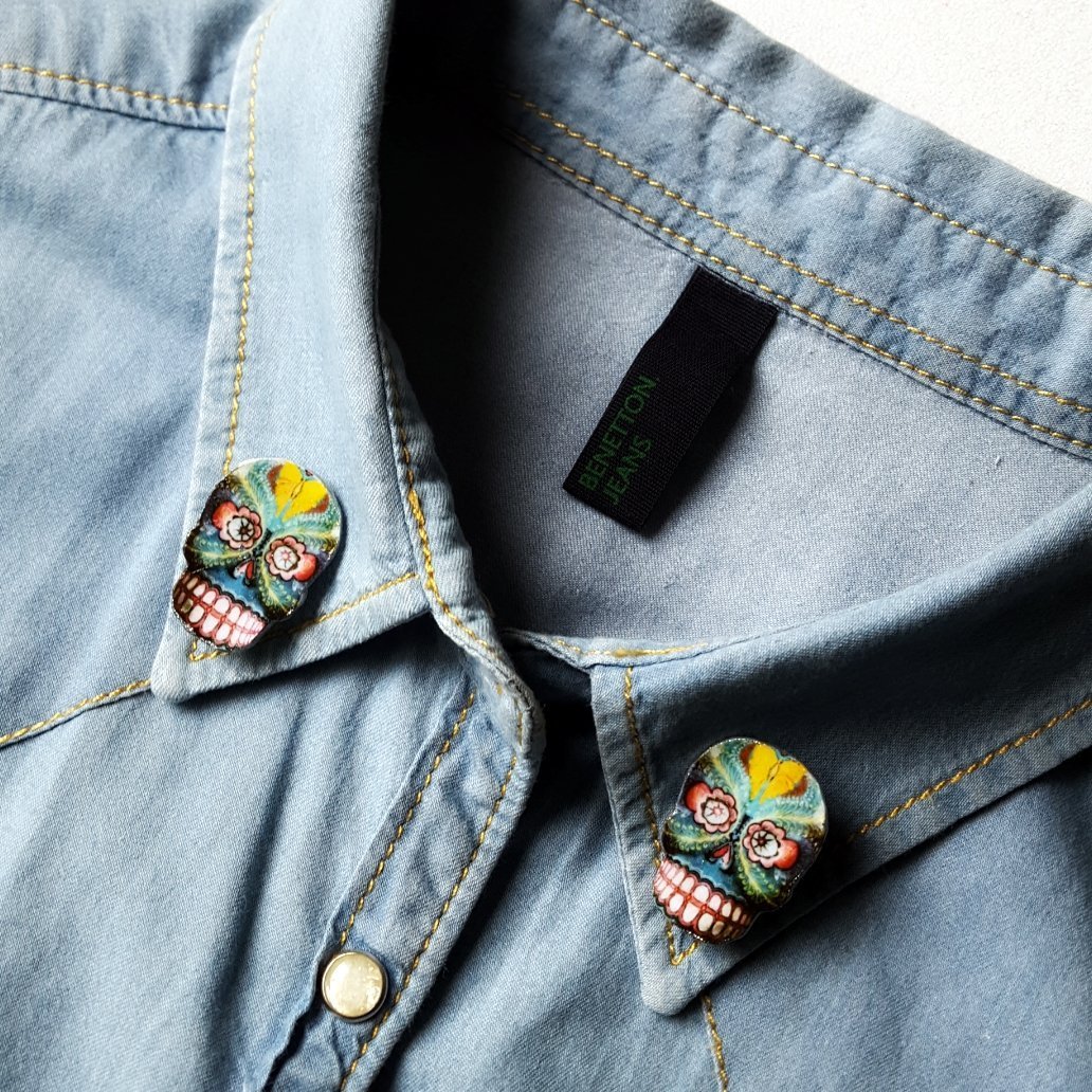 messicano per donne camicie ricamate