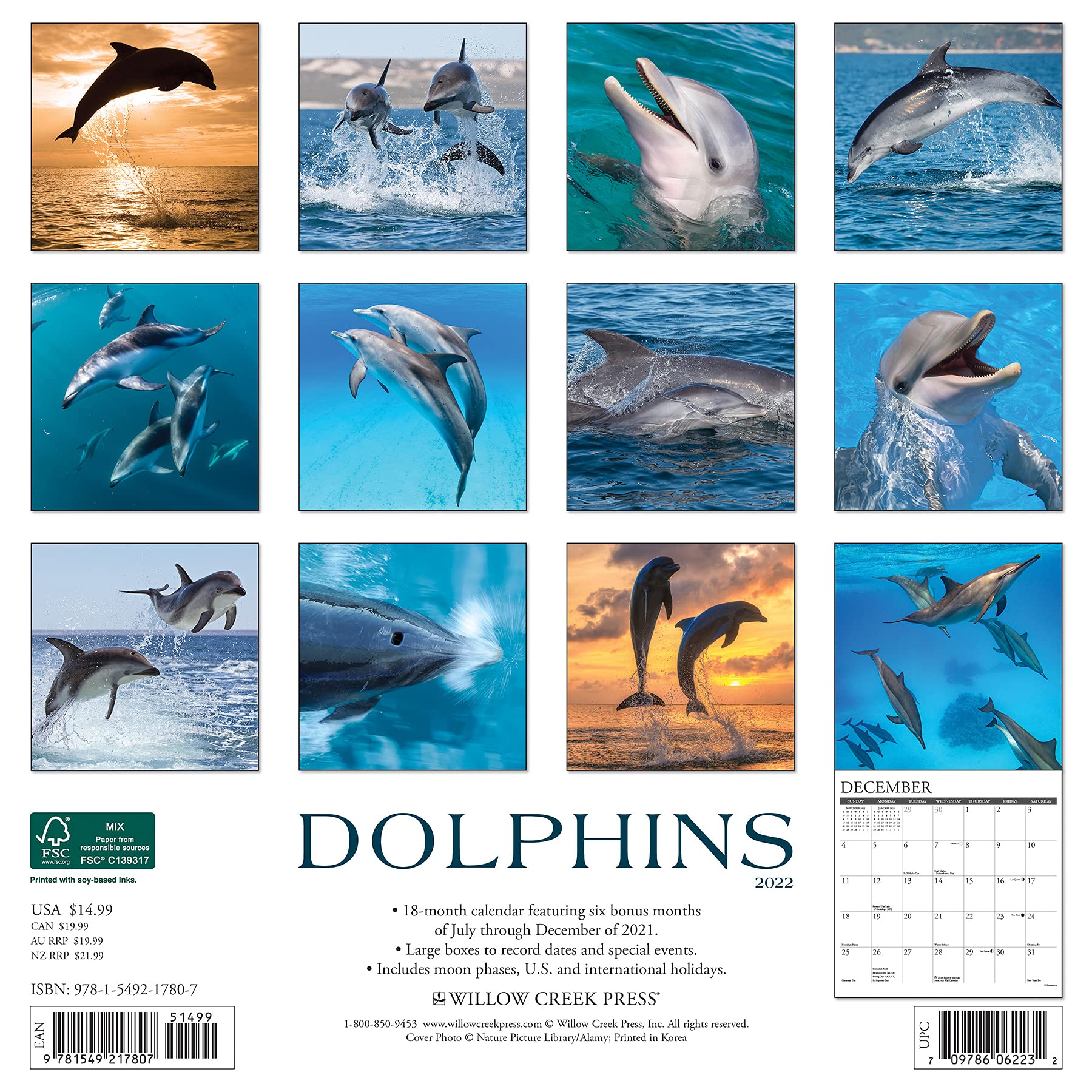 Dolphins 2022 Schedule Dolphins 2022 Wall Calendar: Willow Creek Press: 9781549217807: Amazon.com:  Books