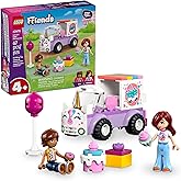 LEGO Friends Unicorn Cake Delivery Car Building Toy for Girls & Boys - Pretend Play Set for Preschool Kids, Ages 4+ - W/Paisl