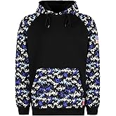 VATRENUS FR Hoodies for Men 7.5oz Cotton Camo Two-Tone Flame Resistant Pre-Washed Fire Retardant Welding Sweatshirt