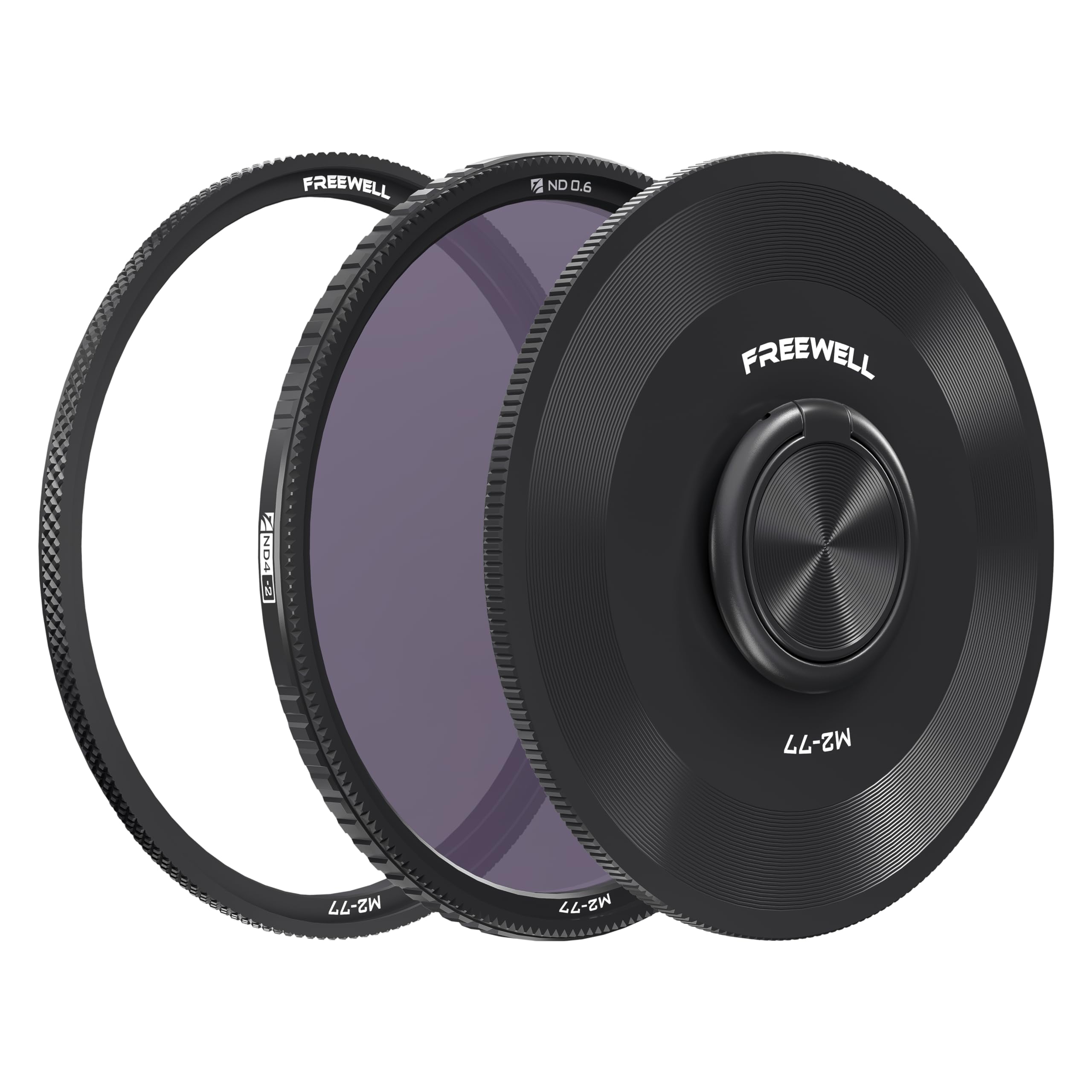 Freewell 77 mm ND4 (2 f-stops) ND0.6 camera filter, compatible with the M2 series