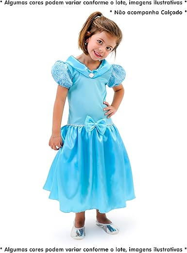 cor da roupa da cinderela