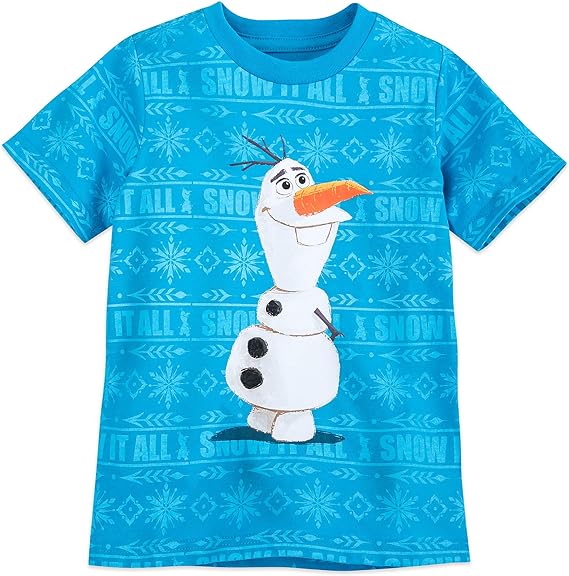 Amazon ディズニー オラフ Tシャツ 男の子用 マルチ Us サイズ M 7 8 カラー マルチカラー Tシャツ カットソー 通販