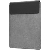 Lenovo Slim Laptop Sleeve 16 Inch Notebook/Tablet - Compatible with MacBook Air/Pro - Eco-Friendly Lightweight Case with Accessory Pocket &amp; Magnetic Closure - Grey