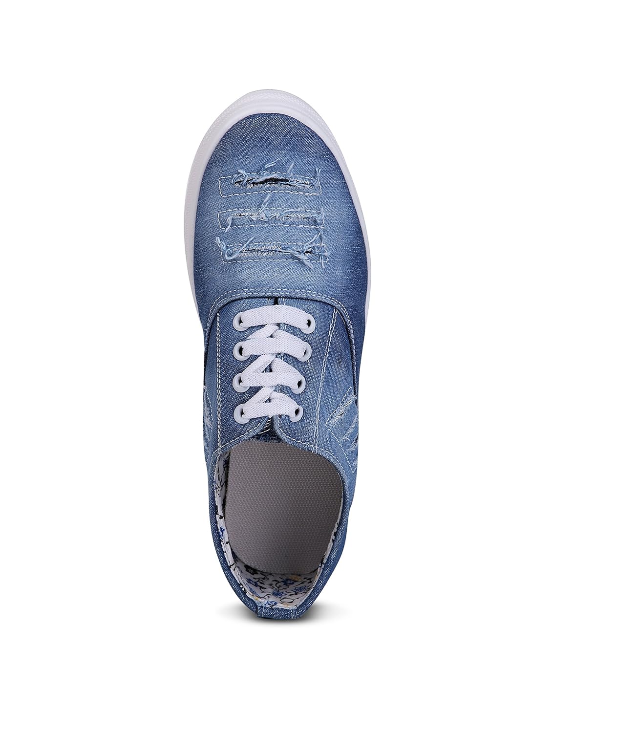 krafter women denim casual shoes