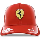 PUMA Scuderia Ferrari F1 2026 Charles Leclerc Hat Collection | Curved brim, Team and partner logos, Officially licensed