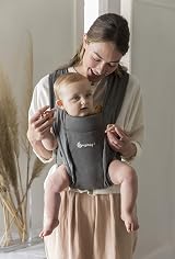 Ergobaby Embrace Baby Carrier Birth to 11.3 kg Heather Grey view 6