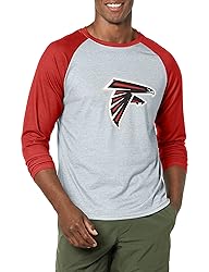 FOCO Men's NFL Team Raglan T-Shirt, Gray Big