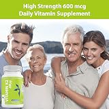 NutriZing Vitamin K2 MK-7 600mcg Natto Based Vegan 90 capsules UK view 7