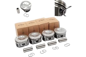 SPRWINAUTUMMER .EA888 ATG Modified Engine Piston&Piston Ring Kit Replacement For A3 2.0TSI Φ21mm