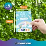 THE TWIDDLERS 24 Mini Colouring Activity Books Unicorns Dragons Woodland A6 view 6