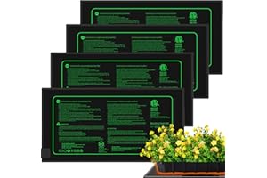 4 Pack Seedling Heat Mat - KOKOPRO Durable Waterproof Heat mat for Plants Warm Hydroponic Heating Pad for Indoor Home Gardening Seed Starter 10" x 20.75"
