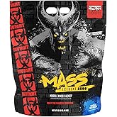 Mutant Mass Extreme Gainer Whey Protein Powder Build Muscle Size and Strength High Density Clean Calories 12 lbs Vanilla Ice 