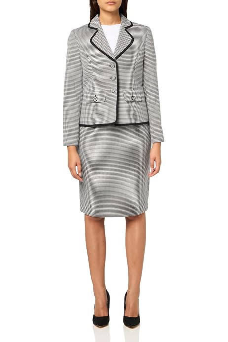 Damen Jacket & Rock Kostüm-Set Von Le Suit – Elegantes 2-teiliges Outfit Für Besondere Anlässe