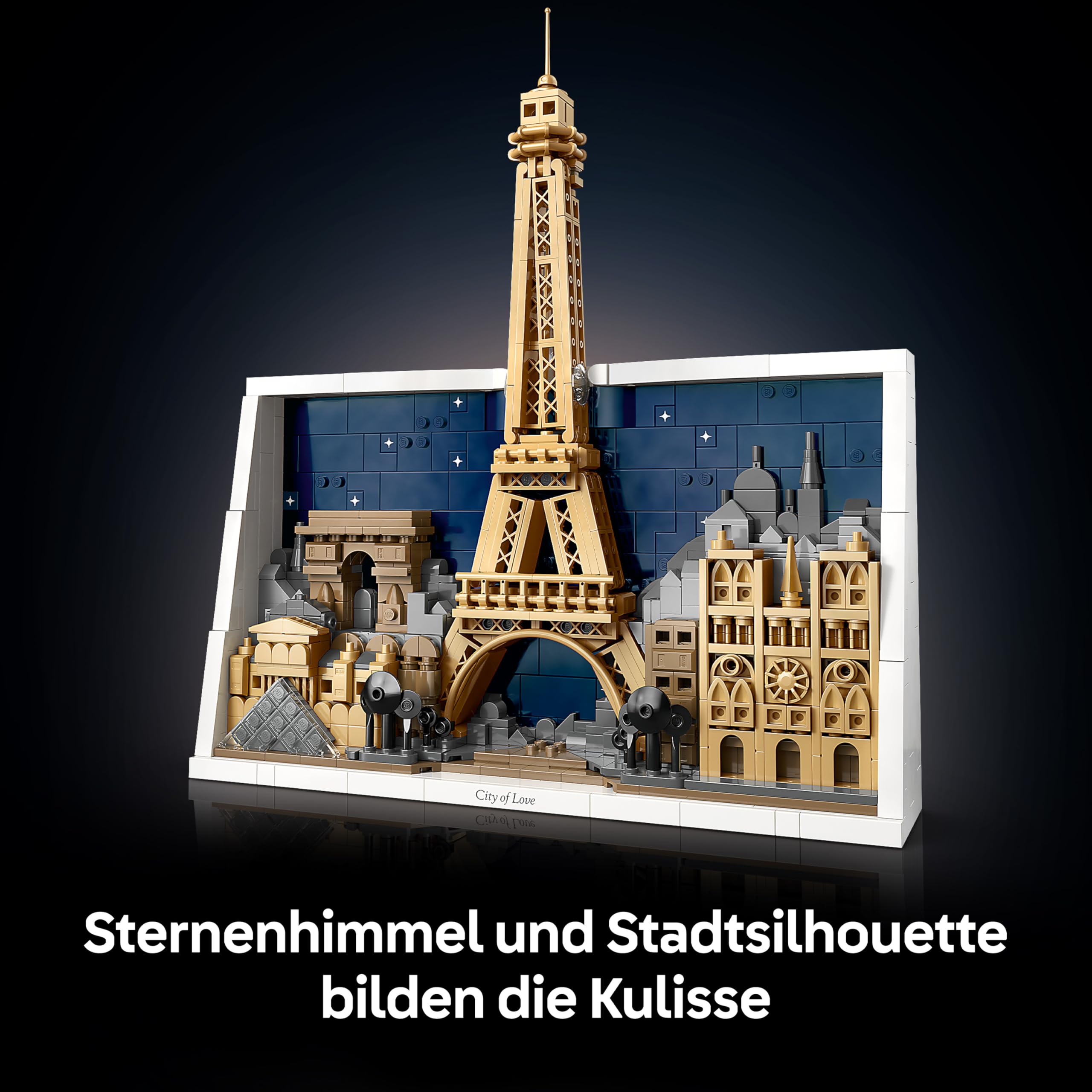 LEGO Architecture Paris – Stadt der Liebe 3D Puzzle - Wanddeko als Bastelset zum Bauen - DIY Set Erwachsene mit Pariser Wahrzeichen wie Miniatur Eiffelturm - Geschenk für Männer und Frauen - 21064 5