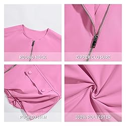 Tankaneo Womens Casual Zip Up Vest Cargo Oversized