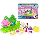 Gabby's Dollhouse The Movie, Garden Story Set with Pandy Paws &amp; Kitty Gnome | Push Button Flower Open Feature, Pandy Paws, Kitty Gnome Figures, Themed Storytelling, Kids Toys for Girls &amp; Boys Ages 3+