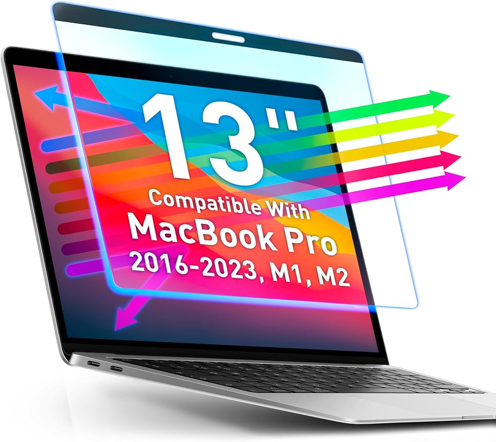 VINTEZ Magnetic Blue Light Screen Protector for 13in MacBook Pro (2016-2023)