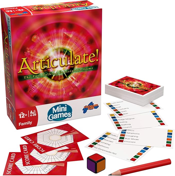 Drumond Park Articulate Mini Travel Board Game, Travel Games for Kids
