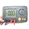 AideTek VC480C Precision Milliohm Meters 4 Wire Kelvin Clip 0 Adjust Large LCD Backlit LCD Data Hold Manual Zero Display Adjust with Calibration Certificate