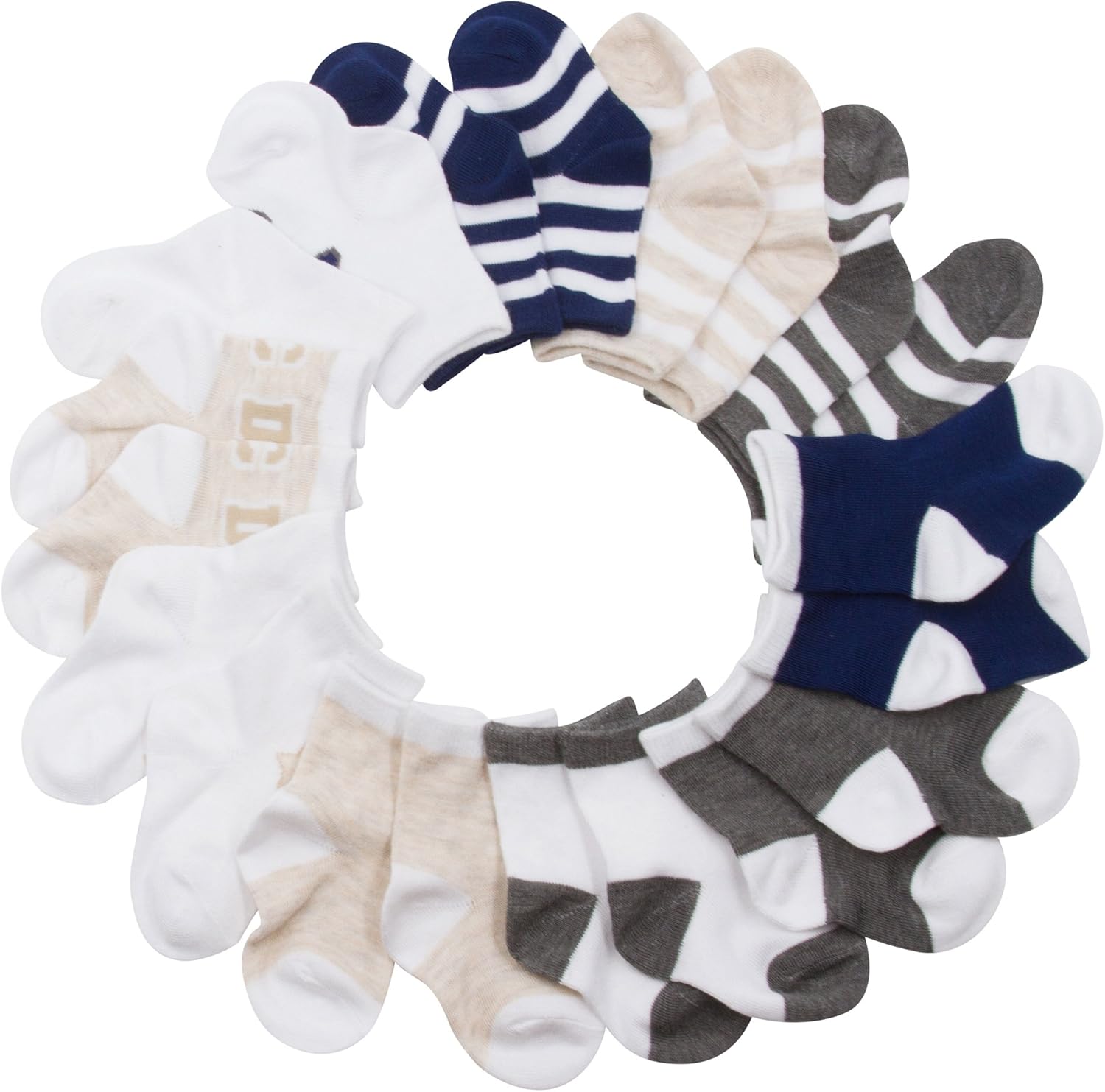 BARE HUGS Infant Boys 10 Pk All Weather