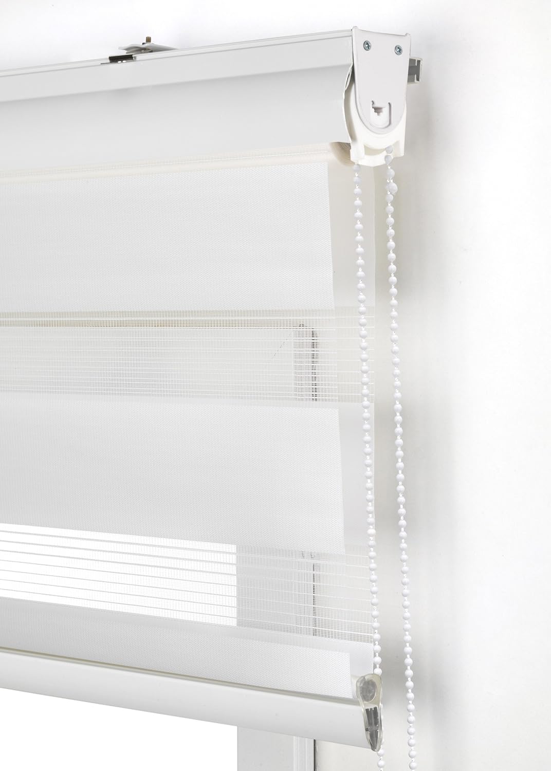 Rolgordijn duo ALSTEN 100x180 wit met cassette