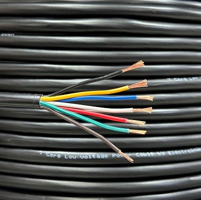Electrosmart 10m 7 Core Copper Trailer Cable 12V 24V Caravan Tail Light