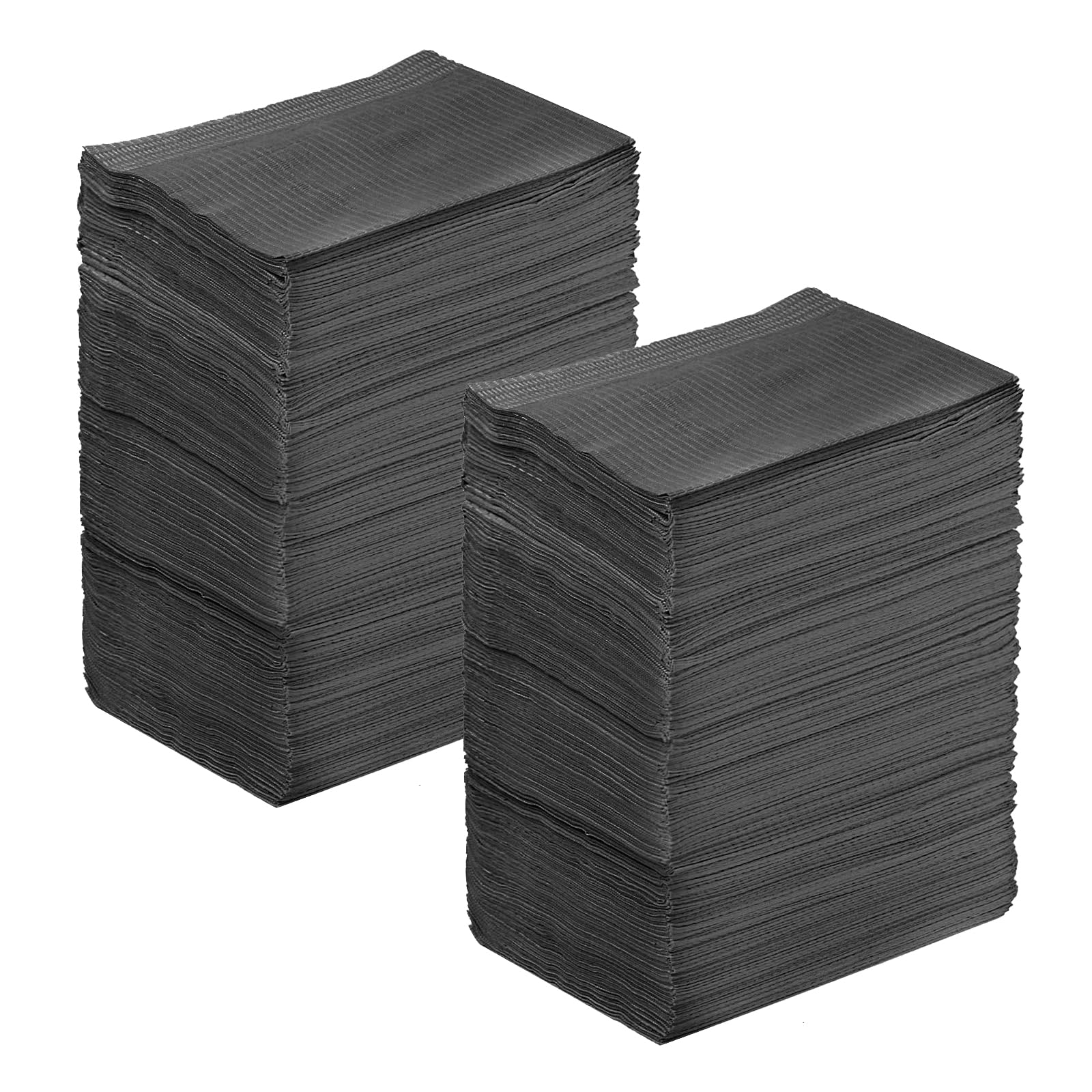 JMU Disposable 800 Dental Bibs,Dental Bib 13"x18", 3-Ply Waterproof, Black Dentist Bibs for Dental Clinic Image