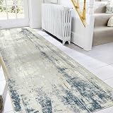 Famibay Hallway Runner Rug 80x300CM Non Slip Washable Abstract Carpet view 2