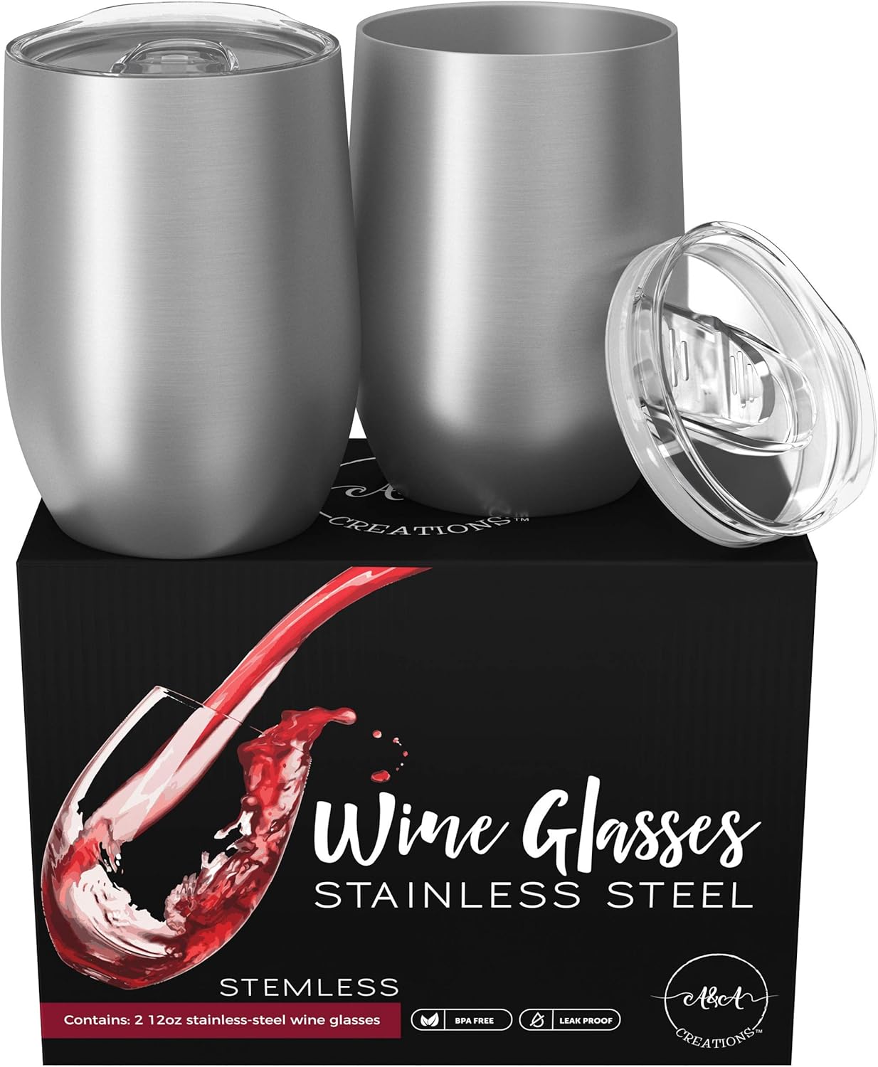 vetri isolati senza stelo