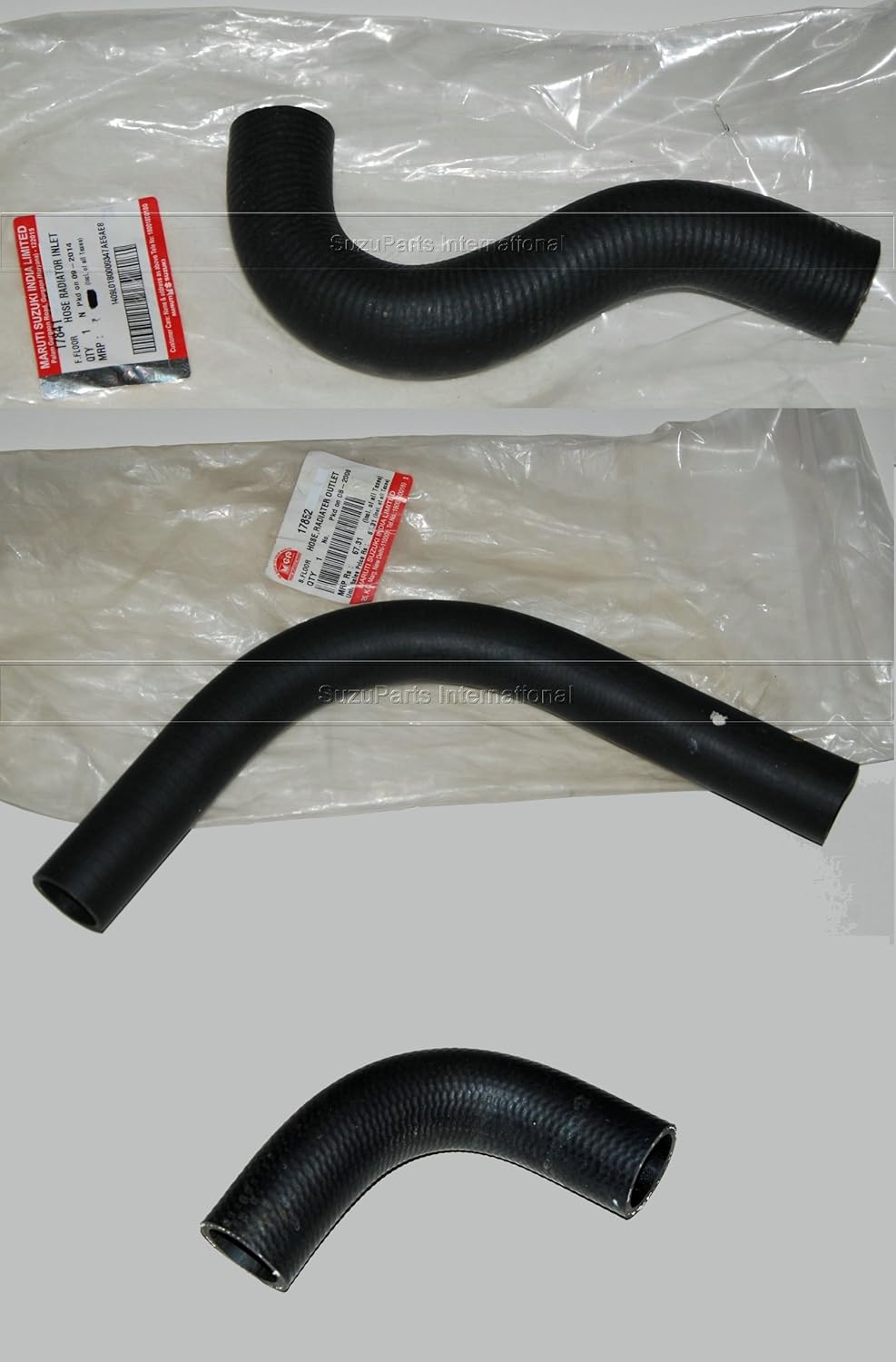 Set Water Hose Radiator Inlet Outlet 3 pcs 1784183101, 1785183100