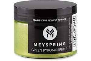 MEYSPRING Green Pyromorphite - Epoxy Resin Pigment Green - 50g - Green Mica Powder for Epoxy Resin - Lime Green Pigment