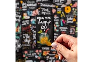 DIVERSEBEE 50 Pack Assorted Inspirational Cards - Motivational Kindness Mini Note Cards, Encouragement Mindfulness Affirmatio
