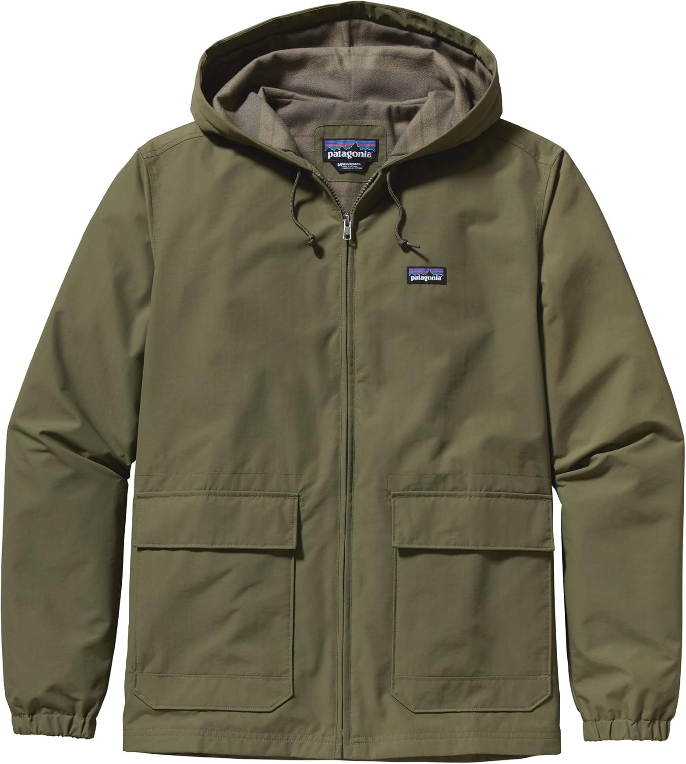 Patagonia Men's Lined Baggies Jacket Fatigue Green, LG at Amazon Men