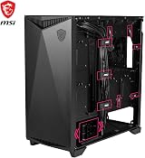 MSI MPG GUNGNIR 300P AIRFLOW Mid-Tower PC Case E-ATX 4x120mm Fans PCIe 4.0 Riser view 3