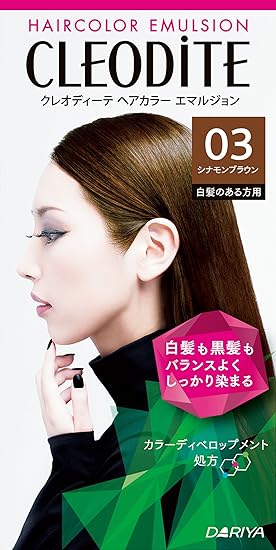 クレオディーテ ヘアカラーエマルジョン 白髪のある方用 03 白髪染め 通販 Amazon