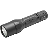 SureFire Handheld LED Flashlight - G2X Pro 600 Lumens 8,700 Candela - Black | G2X Pro Dual Output Hybrid Beam LED Flashlight w/ Click Tailcap Switch - Mil-Spec Hard Anodized IPX7 Black
