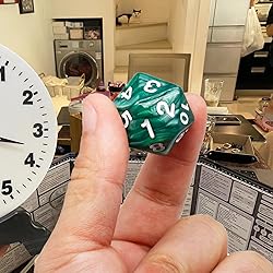 6 Pieces 20 Sided DND Dice,D20 Polyhedral Dice,22mm