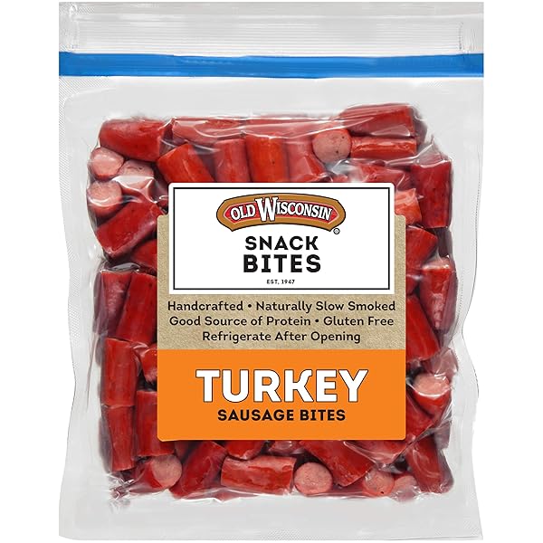 OLD WISCONSIN TURKEY SNACK BITES, 28 OUNCE