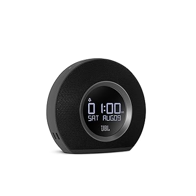 JBL Horizon - Bluetooth Clock Radio with USB Charging and Ambient Light - Black