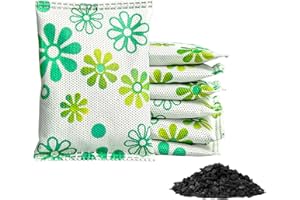 KaiCarnte 12 Pack Activated Charcoal Odor Absorber,Refrigerator Deodorizer,Odor Eliminator for Home,Pet,Car,50g/Pack