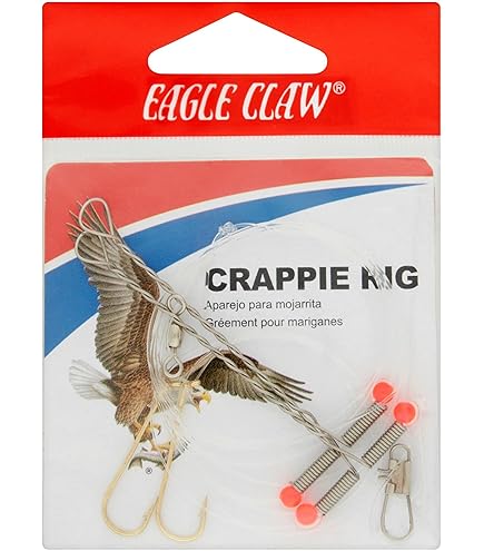Amazon.com : Eagle Claw 06010-002 Crappie Rig : Fishing Bait Rigs