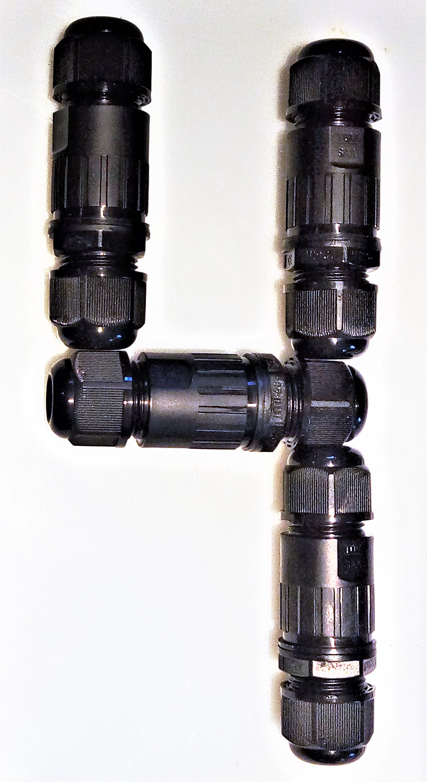 Waterproof 3 Pole Extension Cord Repair/Splice Connector HD Nylon Box