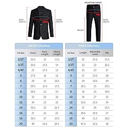 Marvelous World Boys' Suits Slim Fit Vest Set 2