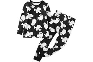 Owlivia 100% Organic Cotton Baby Long Sleeve Pajama Sets, Toddler Boy Girl 2-Piece Sleepwear