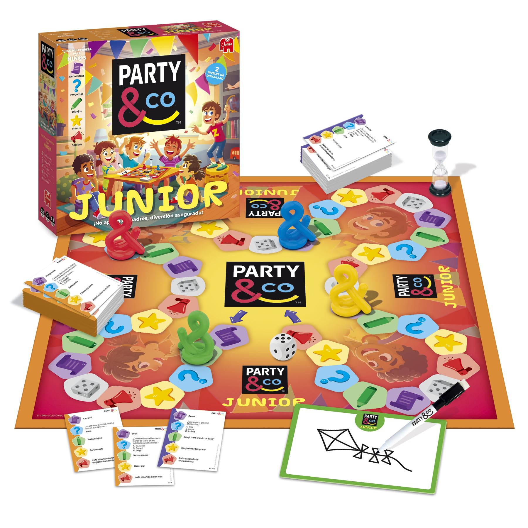 DISET Party & Co Game Party & Co Junior Sin Talla Colourful