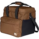 Carhartt Thick Foam Fully Insulated Cold Front Coolers, Premium Ice Retention, Durable Water Resistant Material W/Front Zippered Pocket