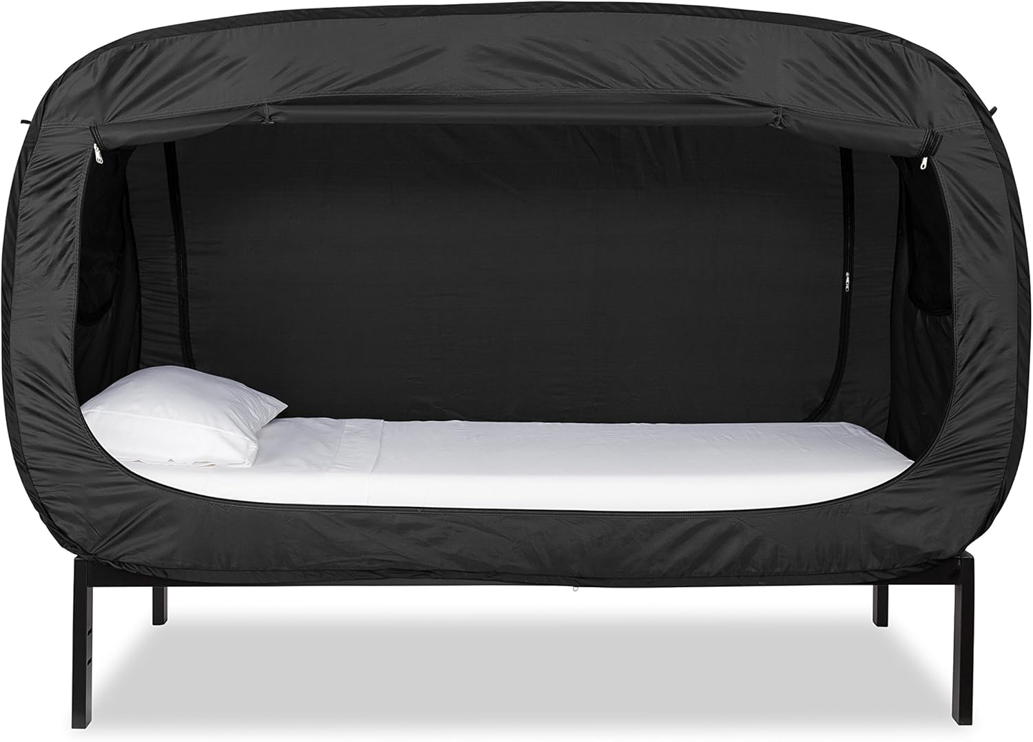 Privacy Bed Tent (Single) Black Amazon.co.uk Kitchen & Home