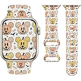 Watbro Halloween Watch Band Compatible with Apple Watch 38mm 40mm 41mm 42mm 44mm 45mm 46mm 49mm for Men Women，Soft Silicone Replacement Strap for iWatch Series11 10 9 8 7 6 5 4 3 2 1 SE Ultra